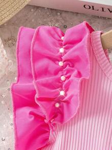 Young Girls Bodysuits & Jumpsuits - White - View 7