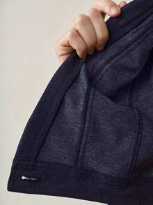 MOTF PREMIUM WOMEN'S RHINESTONE EMBELLISHED DENIM JACKET - Blue - View 6