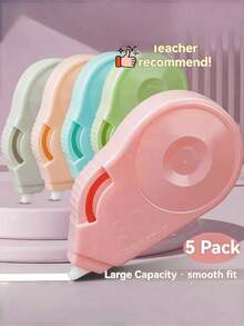 1/5 PCS 大容量修正带 光滑不断裂 创意米尔文图案修正带 适合学校办公室使用 学生返校用品 文具必备品