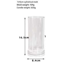 1Pc Cylindrical Flat Top Candle Mold For Candle DIY Making - White - View 18