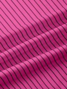 Resyla Women's Casual Striped Knight Print Short Sleeve Round Neck T-Shirt, Versatile - White - View 5