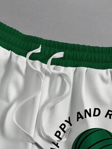 Aesthetic Post Men's Casual Sports Green Cute Pullover Pullover Sweatshirt Designer Sweatsuit - Multicolor - View 3