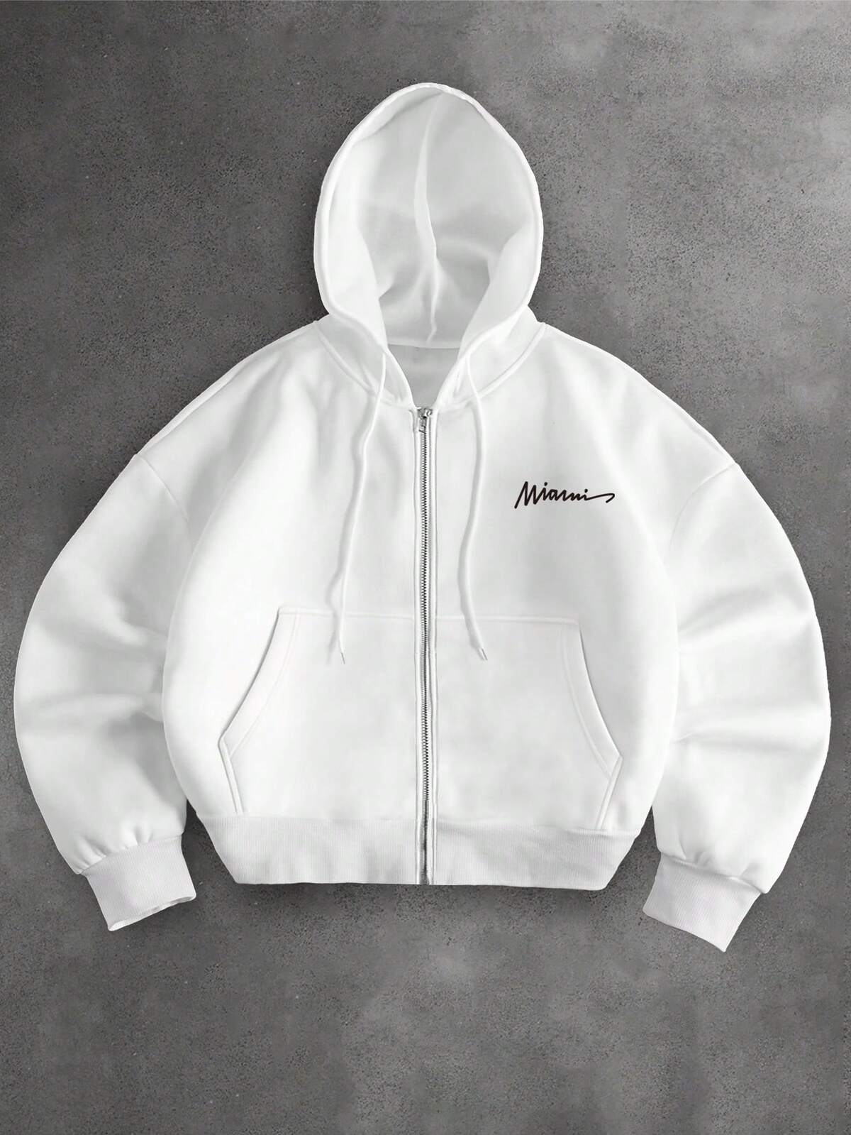Manfinity Hypemode sweat-shirt à capuche zippé décontracté pour hommes, style de rue. Manches longues, idéal pour l'automne, le printemps à l'été, l'été, les vacances, le style vintage, les sorties, les fêtes, les festivals. Cadeau pour mon petit ami. 3