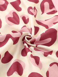 7件套女童简约爱心印花随机混搭三角裤，卡通内裤，适合大龄少女 - 彩色 - 查看 4