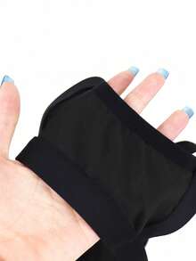 时尚前无缝凸起设计中腰性感男士内裤 - 黑色 - 查看 6