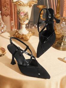 CUCCOO TILAWA Women Heeled Sandals - Black - View 1