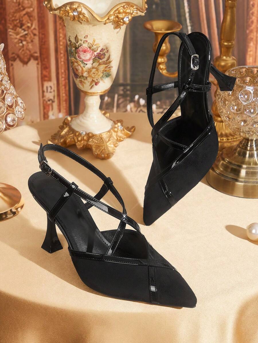 CUCCOO TILAWA Women Heeled Sandals - Black - View 1