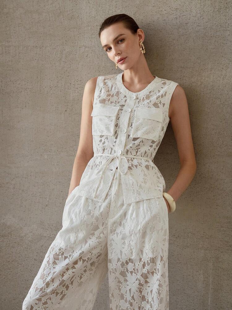 Top FEMININA ROMÂNTICA ELEGANTE SEM MANGAS