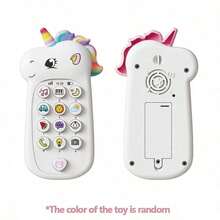 MINKOJA Telefone musical para bebês com mais de 10 sons interativos (música, animais, clima, telefone), 2 modos de aprendizado em 1, rimas e um lindo teclado colorido em formato de arco-íris - rosa e azul. Ideal para presentear crianças acima de 12 meses. - Multicolorido - Ver 8