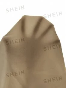 KIZN Cropped Suedette Biker Jacket With Belted Waist And High Neck Zipper Detail For Fall Winter - Brown - View 8