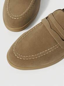 Sleekvia Sepatu Loafer Datar Kasual Serbaguna Wanita untuk Berpergian, Cocok untuk Hari Valentine - Unta - View 8