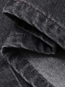 FRIFUL Women's Casual Washed Denim Vest And Jeans Set - Grey - View 7