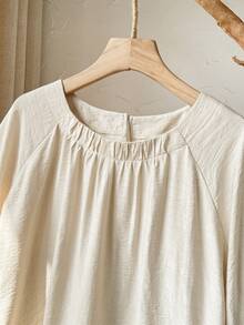 Rusticease Bộ đồ 2 món mùa hè cỡ lớn, kiểu dáng thường ngày, màu trơn, dáng rộng và họa tiết hoa. - Nhiều màu - Xem 6