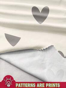 SHEIN 年轻女孩休闲简约圆领短袖基本款T恤，适合春夏季 - 彩色 - 查看 8