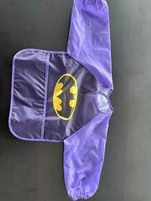 BATMAN X Cozy Pixies 1件印花防水婴儿喂食围兜，长袖，易清洗 - 彩色 - 查看 12