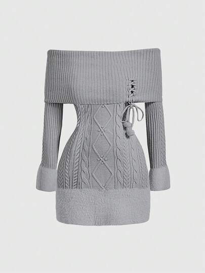 Kawaii Abito da festa oversize da donna con decorazione a ciuffo sulle spalle, patchwork, adatto per Capodanno e San Valentino