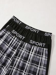 2pcs Comfortable Breathable Letter Waistband Boxer Briefs For Teen Boys - Multicolor - View 5