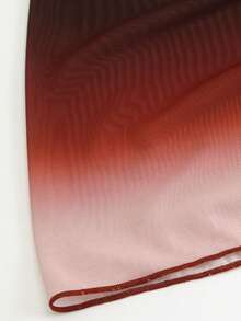 Swim Vcay Women's Sexy Beach Vacation Ombre Mesh Wrap Tie Sarong Skirt, Summer - Multicolor - View 5