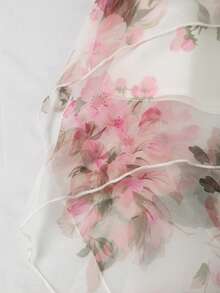 GlowEve Women's Floral Print Ruffle Hem Sleeveless Elegant Dress - Multicolor - View 5