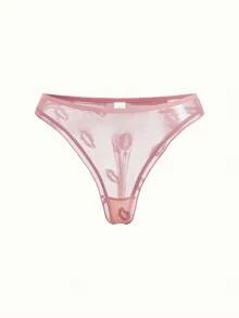 Bonmuse 5pcs Set Women's Solid Color Lip Ruffled Wireless Triangle Cup Comfortable Sexy Bra And Panty Setfor Summerfor Summer - Multicolor - View 10