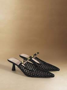 Rosivie 女士高跟凉鞋 - 黑色 - 查看 3