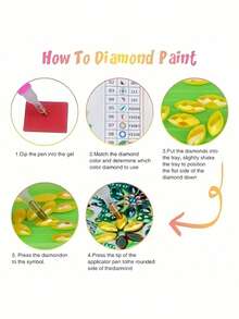 1 Set Copertina per quaderno con dipinto a diamanti a tema coccinella a 7 stelle e floreale, [Disponibile in più modelli], Quaderno con dipinto a diamanti 5D a forma asimmetrica, Taccuino ricamato, Ideale per gli amanti dell'artigianato, Copertina in morbida pelle, Taccuino per schizzi e disegni, Adatto come regalo per compleanni e festività - Multicolore - Visualizzare 13