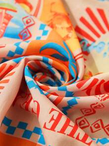 Sylviya مجموعة قميص وشورت مطبوعة كاجوال للنساء 2 قطعة، مجموعة صيفية للنساء للعطلات والشاطئ، ملابس عطلة صيفية للنساء، ملابس عطلة شاطئية للنساء، مجموعات متطابقة للعطلات الاستوائية، ملابس سفر للنساء، عطلة - متعدد الألوان - مشاهدة 7