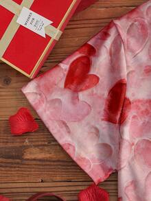 EMERY ROSE 大码水彩爱心T恤，吸睛日常穿搭大码T恤，柔软甜美大码爱心T恤 - 彩色 - 查看 6