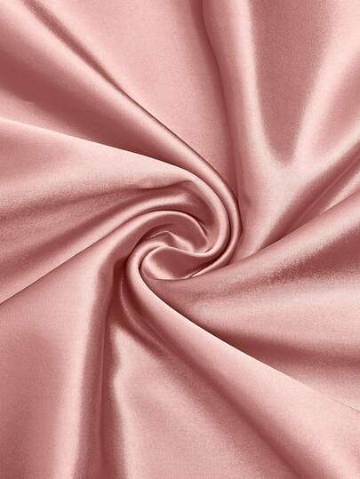 1pc Pink Satin Fabric, DIY Gift Wrapping, Dress, Shirt, Chinese Traditional Costume, Qipao, Wedding Dress Material, Suitable For Weddings, Parties, Room Decoration