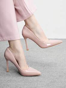CUCCOO BIZCHIC New Versatile Pointed Toe High Heels For Women Spring Shoes - Light apricot - View 4