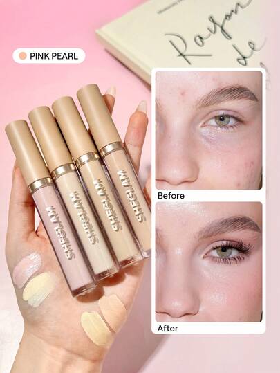 SHEGLAM Like Magic Corrector Hidratante-Pink Pearl Marca Belleza Maquillaje Maquullaje Cosmética para Mujeres Niñas Perfecto para Invierno Primavera Ideal para Y2K Elegante Moda Adecuado para Cumpleaños Regalo Fiesta Listo Mejor Color