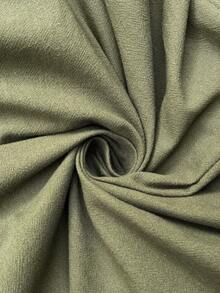 Ceyna 女士宽松休闲哈伦裤，前开衩设计，适合度假、春夏穿着 - 綠色 - 查看 9