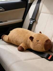 POKOJA LAND - BESTSELLERS 可爱水豚毛绒玩具，巨型水豚抱枕，卧姿水豚，水豚爱好者之选，儿童生日礼物，儿童节礼物，感恩节礼物，动物收藏品 - 彩色 - 查看 5