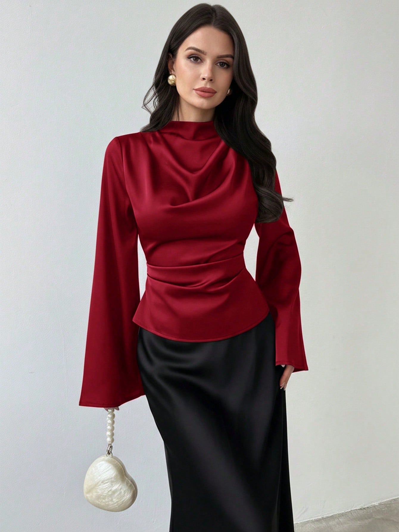 Firerie ملابس علوية نسائي أنيق بأكمام طويلة / ملاب...