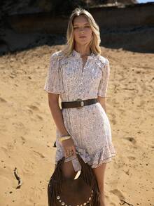 MOTF STUDIO 女士碎花迷你连衣裙，度假风，春夏款 - 彩色 - 查看 6