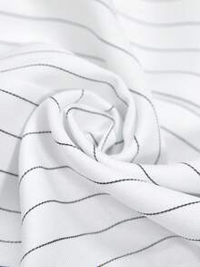 Balvessa Women's Elegant Striped Sleeveless Jumpsuit - White - View 5