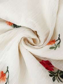 GlowEve Women's Floral Embroidery Slip Dress, Casual Style - Multicolor - View 4