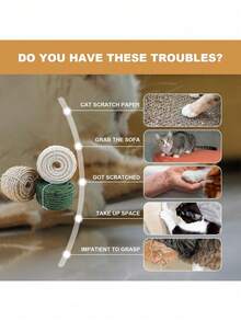Cuerda de sisal natural, adecuada para reemplazar tableros rascadores de gatos, cuerdas de postes rascadores de gatos, restauración de árboles DIY y reacondicionamiento de muebles. - Blanco - Ver 2