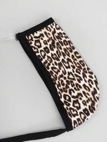 Fashionable Leopard Print Sexy Thong Underwear For Men - Multicolor - View 6