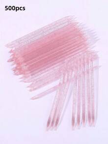 20/50/100/200/300/500 片装角质层推棒指甲清洁器美甲工具美甲用品，适用于专业沙龙、家庭DIY、卸甲、美甲贴片等，返校必备美甲套装工具 - 粉色 - 查看 9