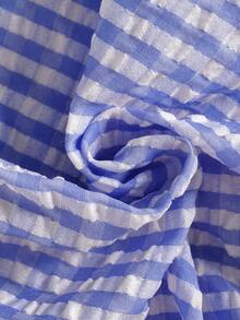 TOKVUE 男士时尚休闲宽松格子短裤，适合日常穿着 - 彩色 - 查看 9