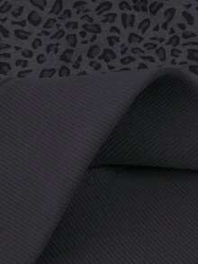 INAWLY 女士休闲豹纹圆领运动衫毕业、返校、毕业、女士教师、返校套头衫秋季