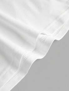 SHEIN EZwear 女士白色紧身休闲吊带背心，适合夏季穿着，粉色海星贝壳图案 - 白色 - 查看 5