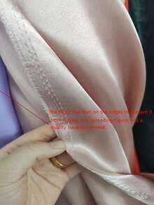 1pc Pink Satin Fabric, DIY Gift Wrapping, Dress, Shirt, Chinese Traditional Costume, Qipao, Wedding Dress Material, Suitable For Weddings, Parties, Room Decoration - Pink - View 3