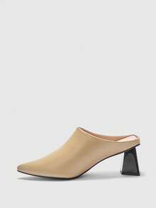CUCCOO BIZCHIC Women's Elegant Pointed Toe Pumps For Commuting Spring Shoes - Khaki - View 10