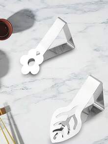Madebyblanc 新款不锈钢桌布夹，创意多形状弹性桌布固定器，适用于长方形、圆形和户外餐桌，防滑可调节桌布夹，适用于家庭厨房、派对和野餐，装饰性和功能性兼具的桌子固定夹，多种设计可选（8-12个一套），易于使用的可重复使用夹子，使桌布保持紧绷整洁，是乔迁新居和招待客人的完美礼物。 - 彩色 - 查看 9