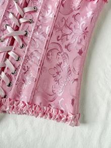 Soleia 女士休闲度假、海滩婚礼宾客、毕业典礼、早午餐、圣帕特里克节、春假、复活节、音乐节优雅波西米亚热带风情扎染纹理粉色衬衫，春夏款 - 淺粉色 - 查看 6