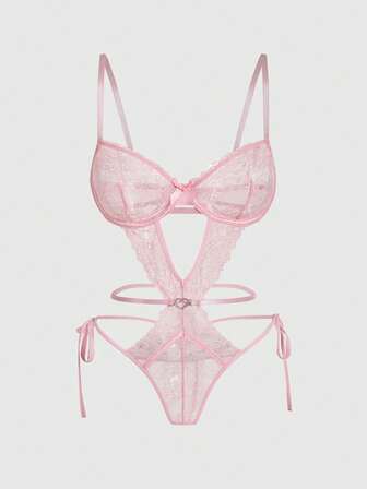 Kawaii Body sexy en dentelle pour femmes avec armatures