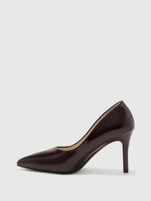 CUCCOO BIZCHIC Damen hochwertige burgunderrote spitze Absatzschuhe - elegante Stilettos geeignet für Büro, formelle Anlässe und den täglichen Gebrauch - Bordeaux - Übersicht 10
