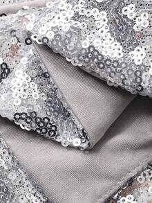 DAZY Women's Casual Sleeveless Round Neck Vest With Large Pockets - Silver - View 7